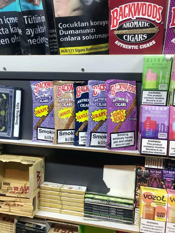 Backwoods Vanilla Cigarettes and Vapes Pallet
